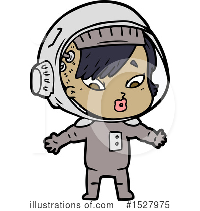 Royalty-Free (RF) Astronaut Clipart Illustration by lineartestpilot - Stock Sample #1527975