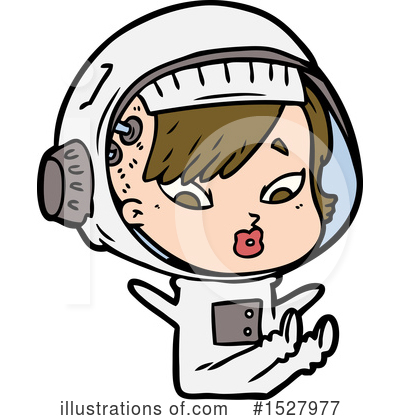Royalty-Free (RF) Astronaut Clipart Illustration by lineartestpilot - Stock Sample #1527977