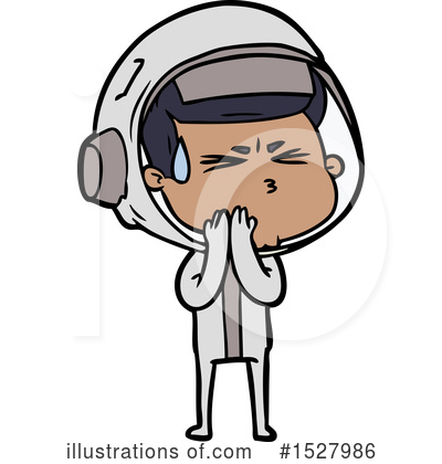 Royalty-Free (RF) Astronaut Clipart Illustration by lineartestpilot - Stock Sample #1527986