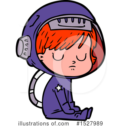 Royalty-Free (RF) Astronaut Clipart Illustration by lineartestpilot - Stock Sample #1527989