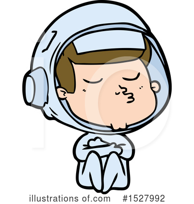 Royalty-Free (RF) Astronaut Clipart Illustration by lineartestpilot - Stock Sample #1527992