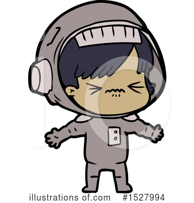Royalty-Free (RF) Astronaut Clipart Illustration by lineartestpilot - Stock Sample #1527994