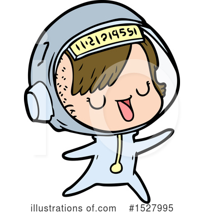 Royalty-Free (RF) Astronaut Clipart Illustration by lineartestpilot - Stock Sample #1527995