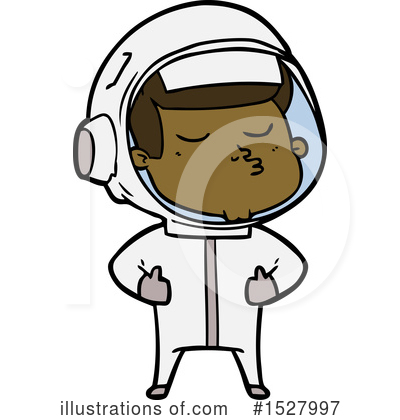 Royalty-Free (RF) Astronaut Clipart Illustration by lineartestpilot - Stock Sample #1527997
