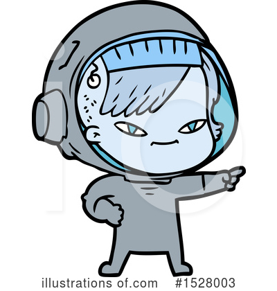 Royalty-Free (RF) Astronaut Clipart Illustration by lineartestpilot - Stock Sample #1528003