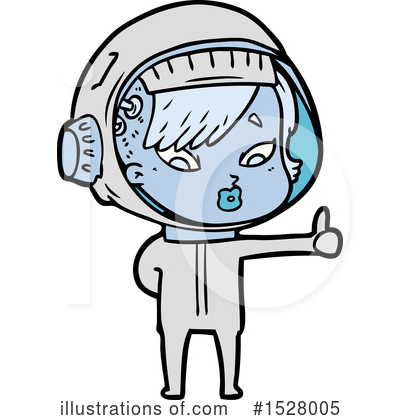 Royalty-Free (RF) Astronaut Clipart Illustration by lineartestpilot - Stock Sample #1528005