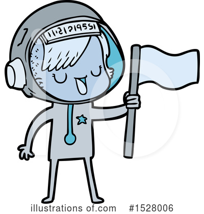 Royalty-Free (RF) Astronaut Clipart Illustration by lineartestpilot - Stock Sample #1528006