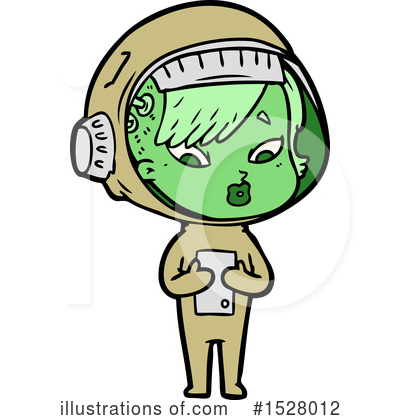 Royalty-Free (RF) Astronaut Clipart Illustration by lineartestpilot - Stock Sample #1528012