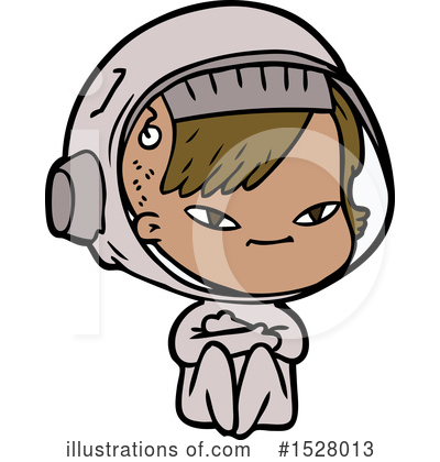 Royalty-Free (RF) Astronaut Clipart Illustration by lineartestpilot - Stock Sample #1528013