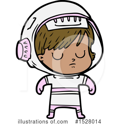 Royalty-Free (RF) Astronaut Clipart Illustration by lineartestpilot - Stock Sample #1528014