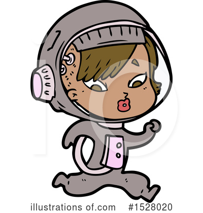 Royalty-Free (RF) Astronaut Clipart Illustration by lineartestpilot - Stock Sample #1528020