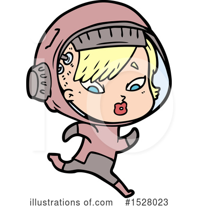 Royalty-Free (RF) Astronaut Clipart Illustration by lineartestpilot - Stock Sample #1528023