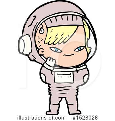 Royalty-Free (RF) Astronaut Clipart Illustration by lineartestpilot - Stock Sample #1528026