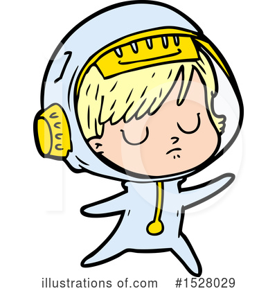 Royalty-Free (RF) Astronaut Clipart Illustration by lineartestpilot - Stock Sample #1528029