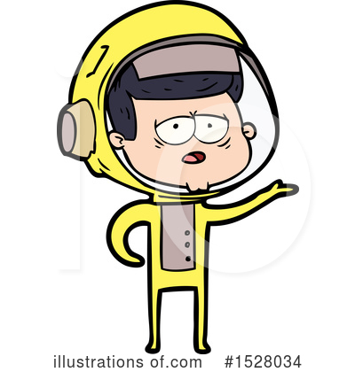 Royalty-Free (RF) Astronaut Clipart Illustration by lineartestpilot - Stock Sample #1528034