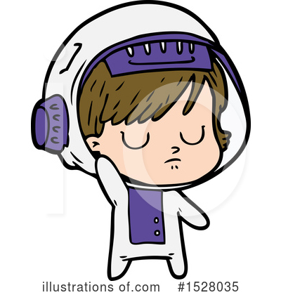 Royalty-Free (RF) Astronaut Clipart Illustration by lineartestpilot - Stock Sample #1528035