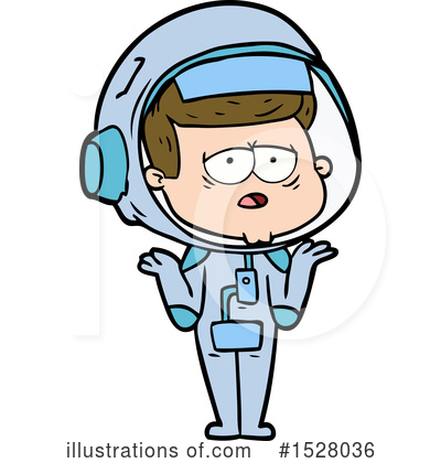 Royalty-Free (RF) Astronaut Clipart Illustration by lineartestpilot - Stock Sample #1528036
