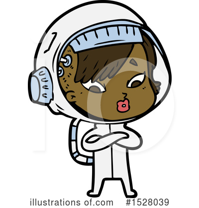 Royalty-Free (RF) Astronaut Clipart Illustration by lineartestpilot - Stock Sample #1528039