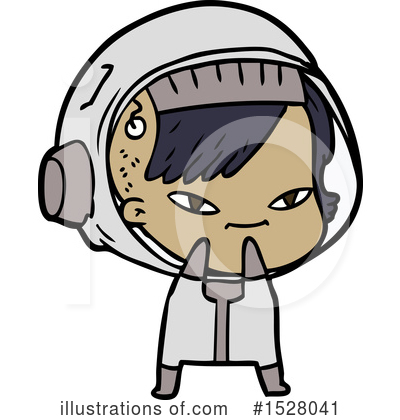 Royalty-Free (RF) Astronaut Clipart Illustration by lineartestpilot - Stock Sample #1528041