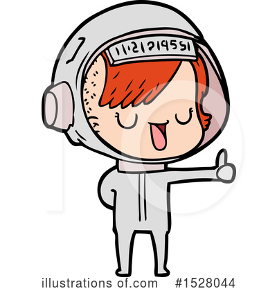 Royalty-Free (RF) Astronaut Clipart Illustration by lineartestpilot - Stock Sample #1528044