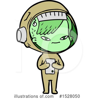 Royalty-Free (RF) Astronaut Clipart Illustration by lineartestpilot - Stock Sample #1528050