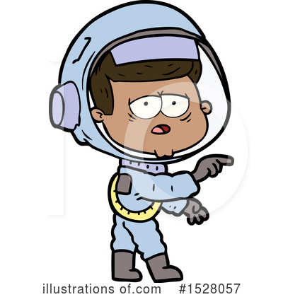 Royalty-Free (RF) Astronaut Clipart Illustration by lineartestpilot - Stock Sample #1528057