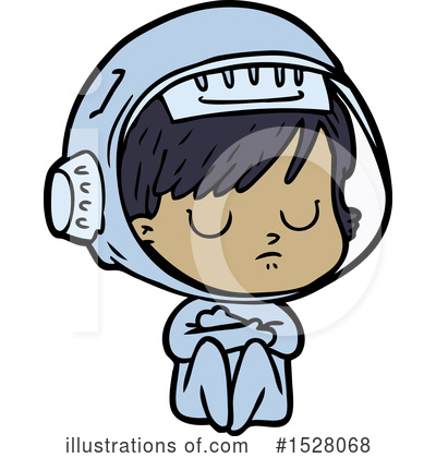 Royalty-Free (RF) Astronaut Clipart Illustration by lineartestpilot - Stock Sample #1528068