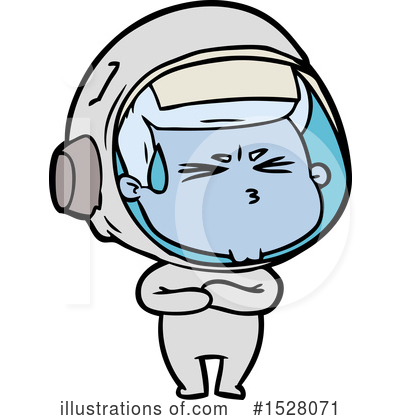 Royalty-Free (RF) Astronaut Clipart Illustration by lineartestpilot - Stock Sample #1528071
