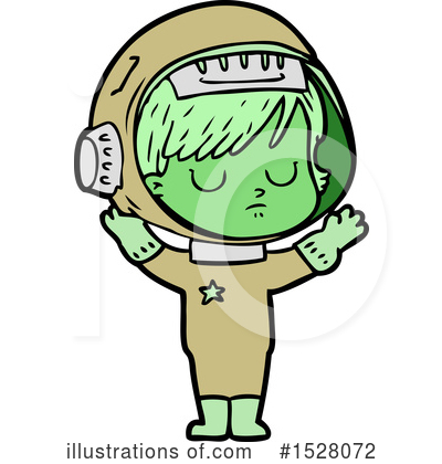 Royalty-Free (RF) Astronaut Clipart Illustration by lineartestpilot - Stock Sample #1528072