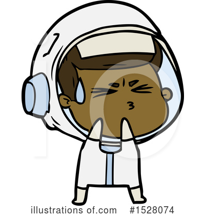 Royalty-Free (RF) Astronaut Clipart Illustration by lineartestpilot - Stock Sample #1528074
