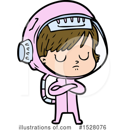 Royalty-Free (RF) Astronaut Clipart Illustration by lineartestpilot - Stock Sample #1528076