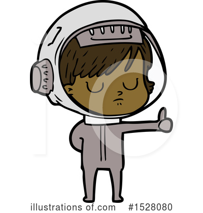 Royalty-Free (RF) Astronaut Clipart Illustration by lineartestpilot - Stock Sample #1528080