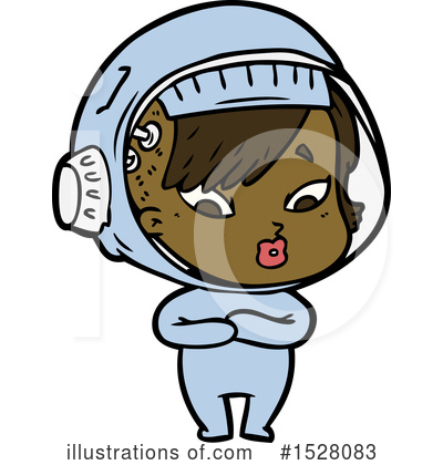 Royalty-Free (RF) Astronaut Clipart Illustration by lineartestpilot - Stock Sample #1528083
