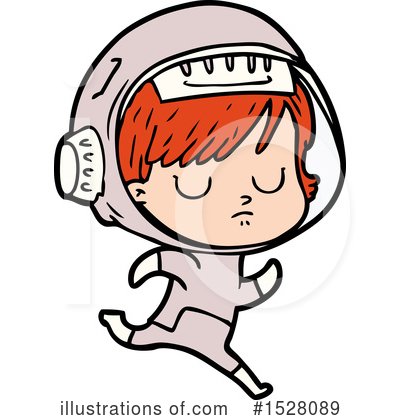 Royalty-Free (RF) Astronaut Clipart Illustration by lineartestpilot - Stock Sample #1528089