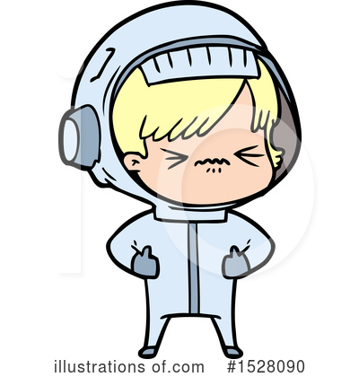 Royalty-Free (RF) Astronaut Clipart Illustration by lineartestpilot - Stock Sample #1528090