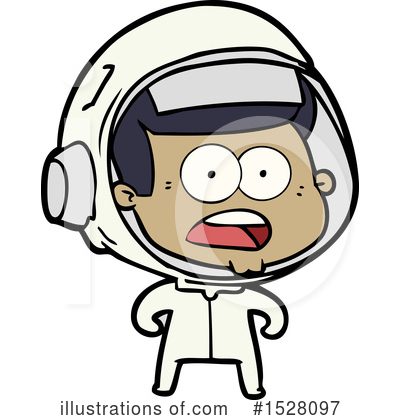 Royalty-Free (RF) Astronaut Clipart Illustration by lineartestpilot - Stock Sample #1528097