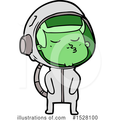 Royalty-Free (RF) Astronaut Clipart Illustration by lineartestpilot - Stock Sample #1528100