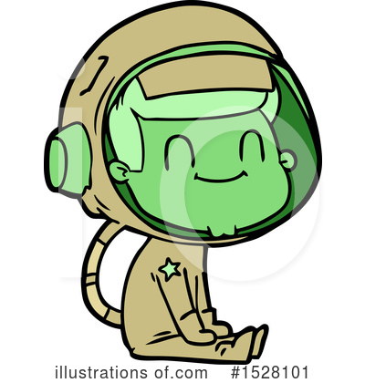 Royalty-Free (RF) Astronaut Clipart Illustration by lineartestpilot - Stock Sample #1528101
