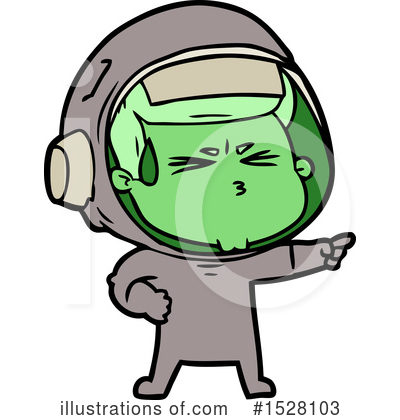 Royalty-Free (RF) Astronaut Clipart Illustration by lineartestpilot - Stock Sample #1528103