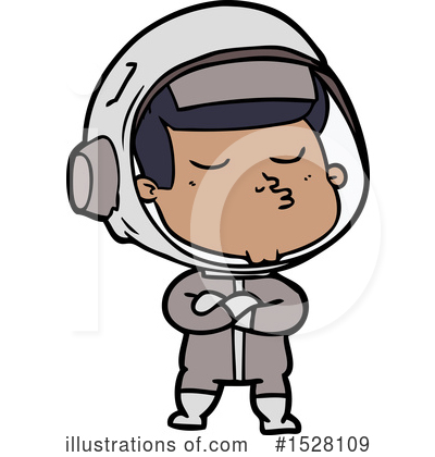 Royalty-Free (RF) Astronaut Clipart Illustration by lineartestpilot - Stock Sample #1528109