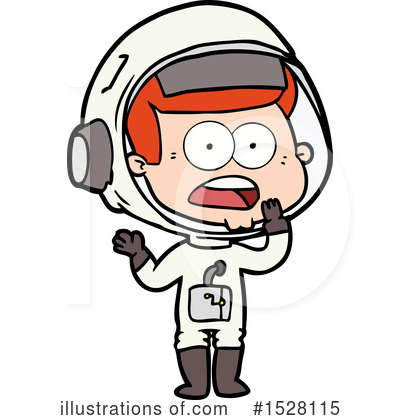 Royalty-Free (RF) Astronaut Clipart Illustration by lineartestpilot - Stock Sample #1528115