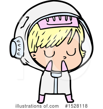 Royalty-Free (RF) Astronaut Clipart Illustration by lineartestpilot - Stock Sample #1528118