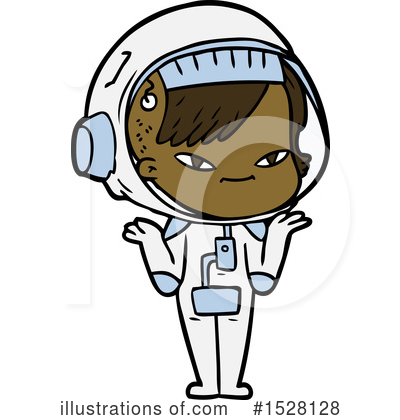 Royalty-Free (RF) Astronaut Clipart Illustration by lineartestpilot - Stock Sample #1528128
