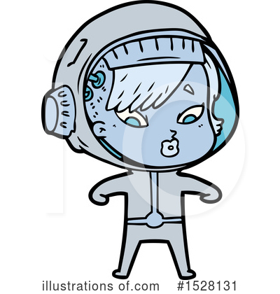 Royalty-Free (RF) Astronaut Clipart Illustration by lineartestpilot - Stock Sample #1528131