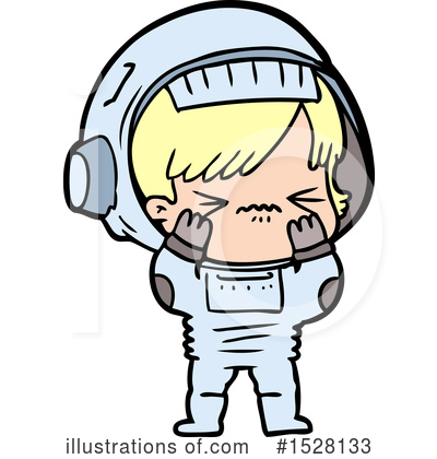 Royalty-Free (RF) Astronaut Clipart Illustration by lineartestpilot - Stock Sample #1528133