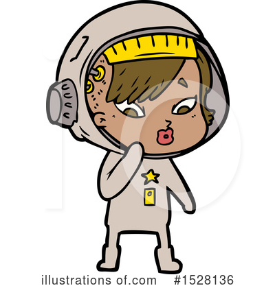 Royalty-Free (RF) Astronaut Clipart Illustration by lineartestpilot - Stock Sample #1528136