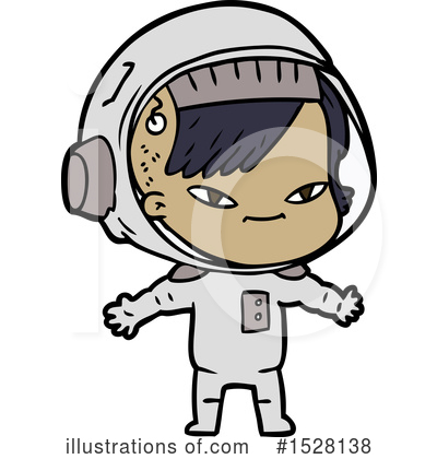 Royalty-Free (RF) Astronaut Clipart Illustration by lineartestpilot - Stock Sample #1528138