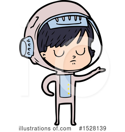 Royalty-Free (RF) Astronaut Clipart Illustration by lineartestpilot - Stock Sample #1528139