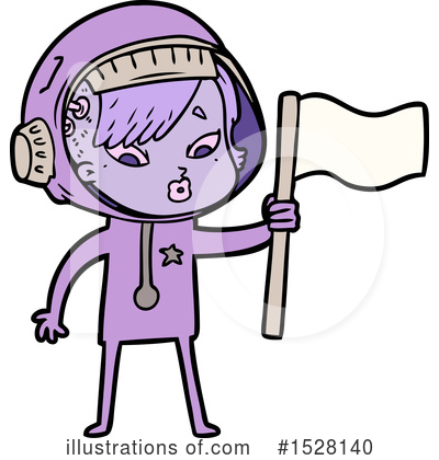 Royalty-Free (RF) Astronaut Clipart Illustration by lineartestpilot - Stock Sample #1528140