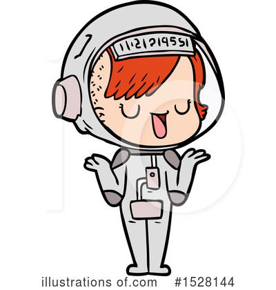 Royalty-Free (RF) Astronaut Clipart Illustration by lineartestpilot - Stock Sample #1528144